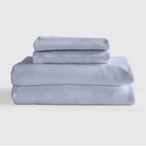 NWT QUINCE Bamboo Sheet Set Full Sky Blue 6801